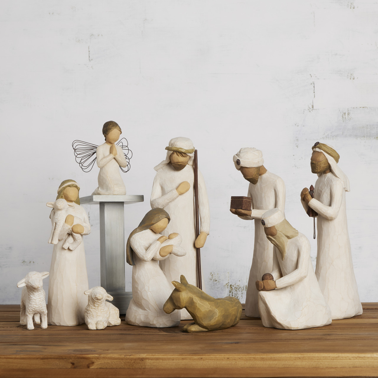 Nativity Set: 11 pieces sculpted by Susan Lordi