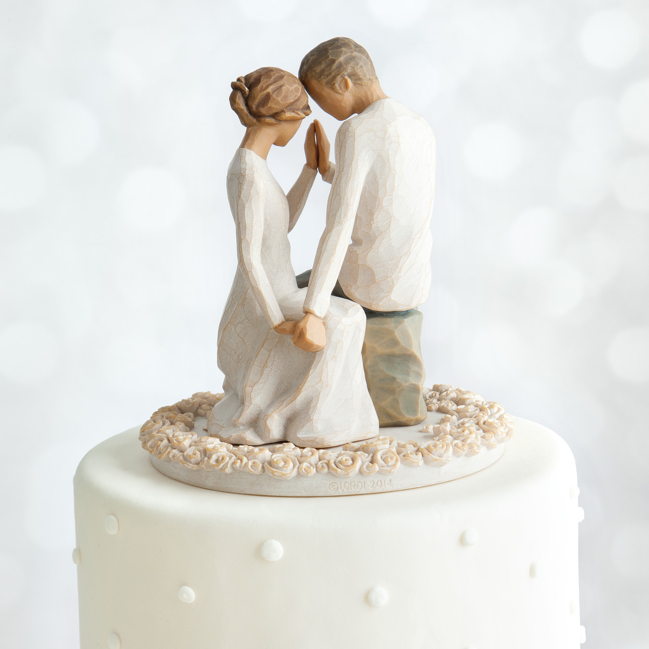 Around You Cake Topper sculpted by Susan Lordi