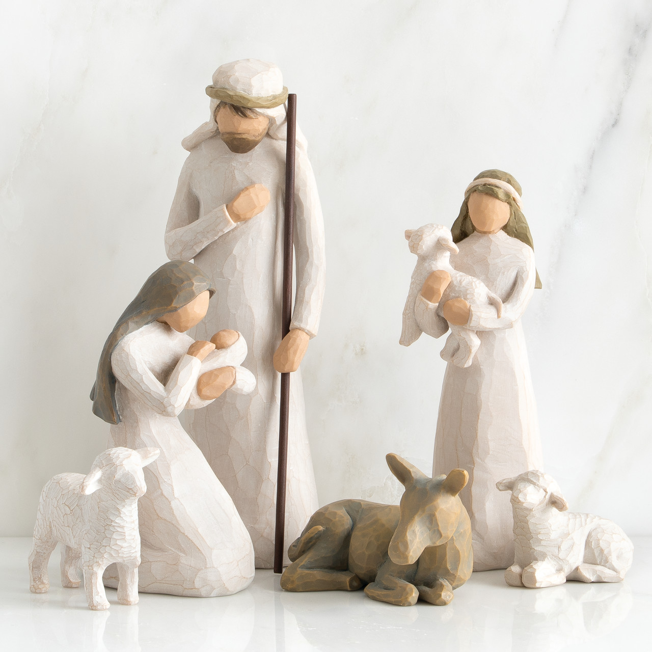 Nativity 6-piece set sculpted figures by Susan Lordi