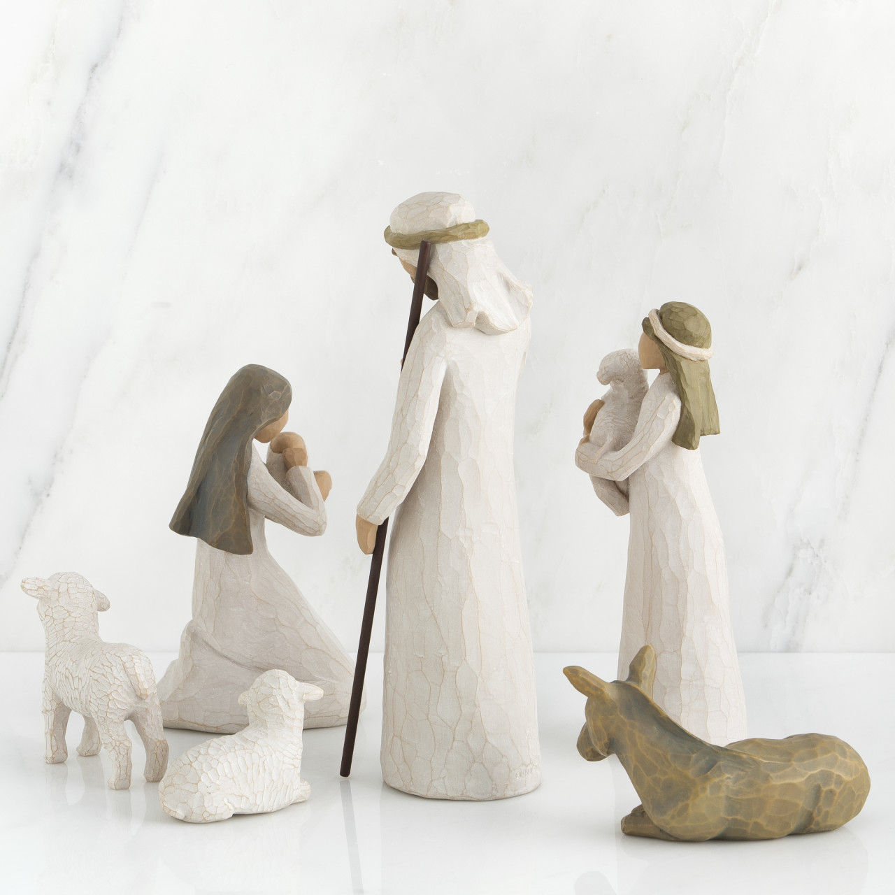 Nativity 6-piece set sculpted figures by Susan Lordi