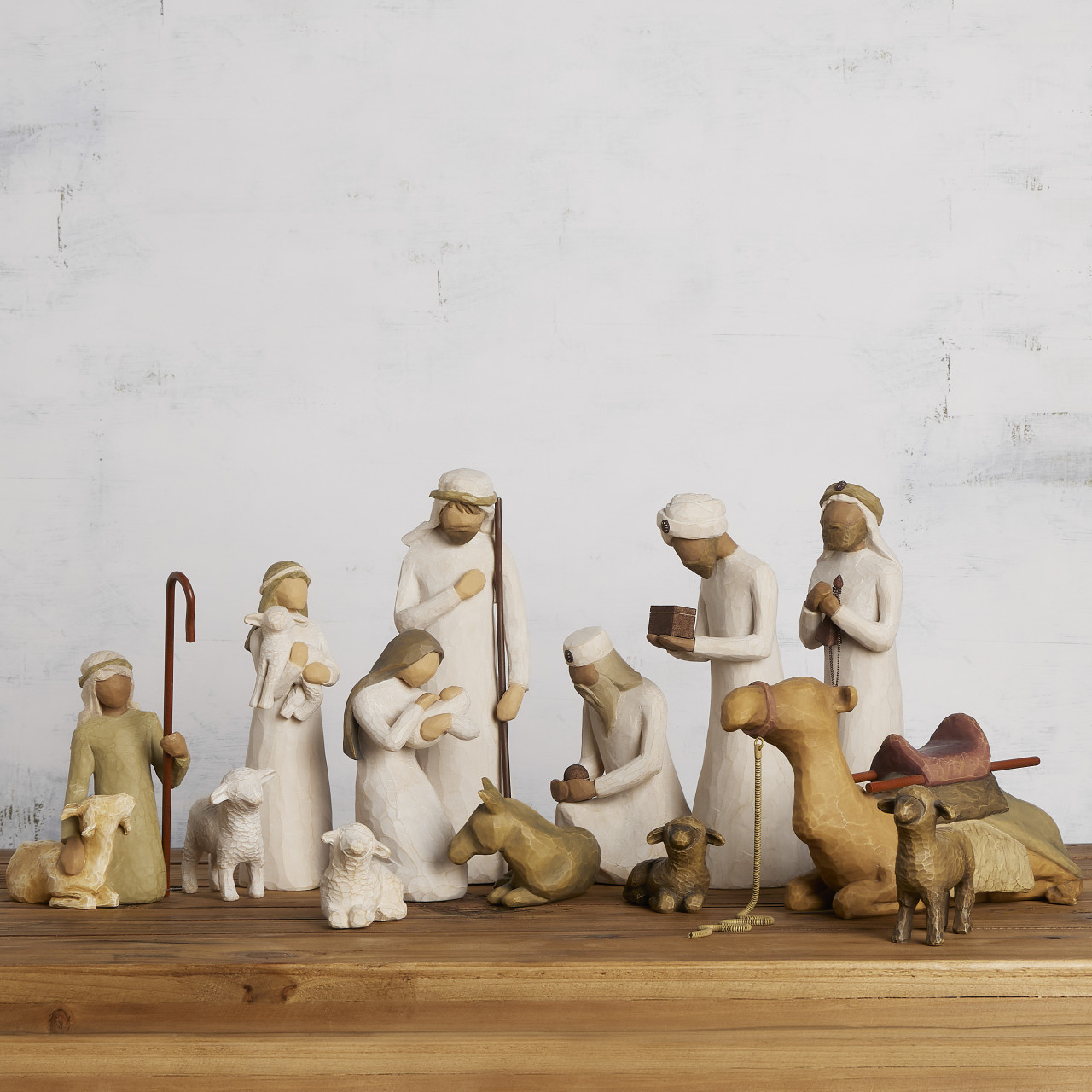 Nativity Set: 13 pieces sculpted by Susan Lordi