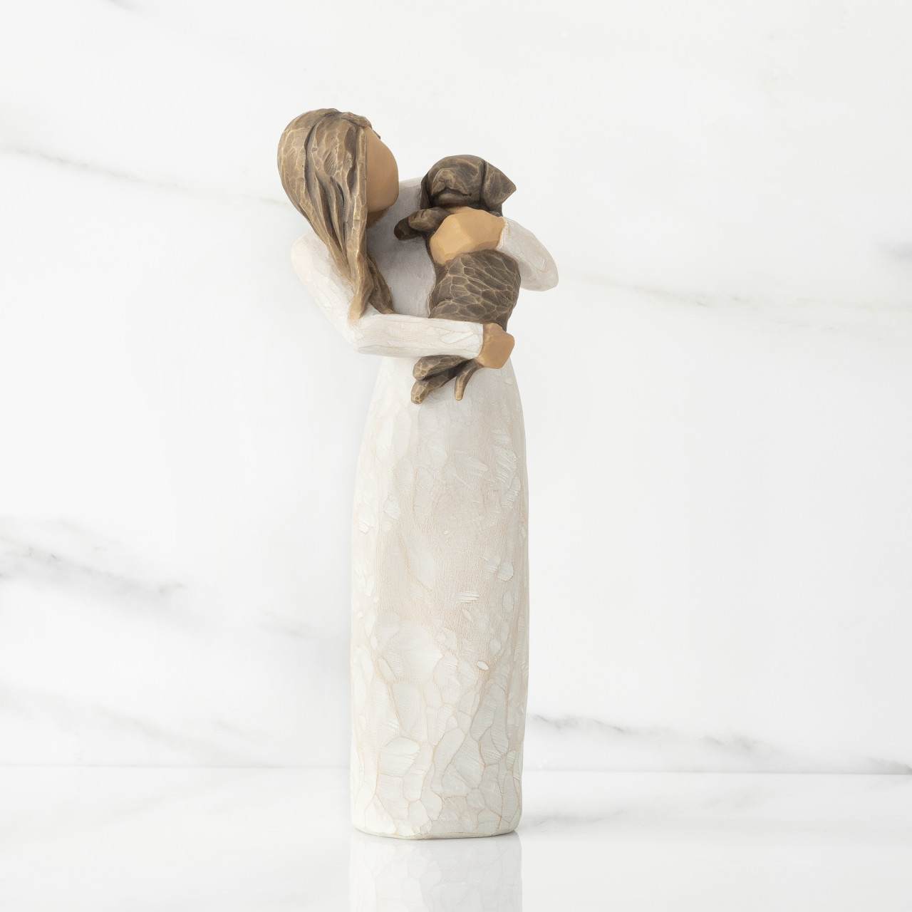 Adorable You (dark dog) sculpted figure by Susan Lordi