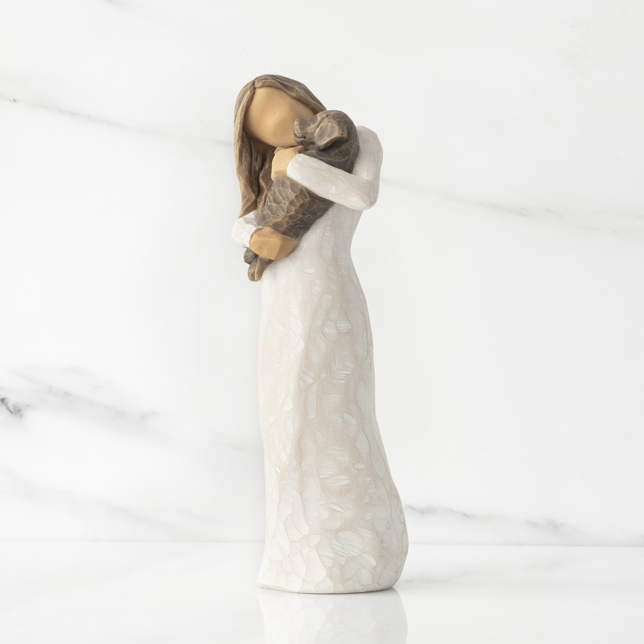 Adorable You (dark dog) sculpted figure by Susan Lordi