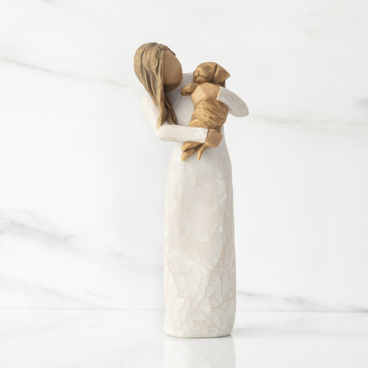 Adorable You (golden dog) sculpted figure by Susan Lordi