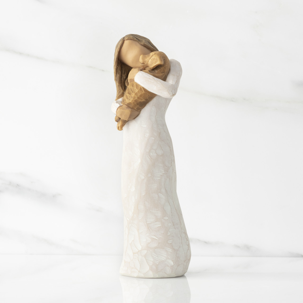 Adorable You (golden dog) sculpted figure by Susan Lordi