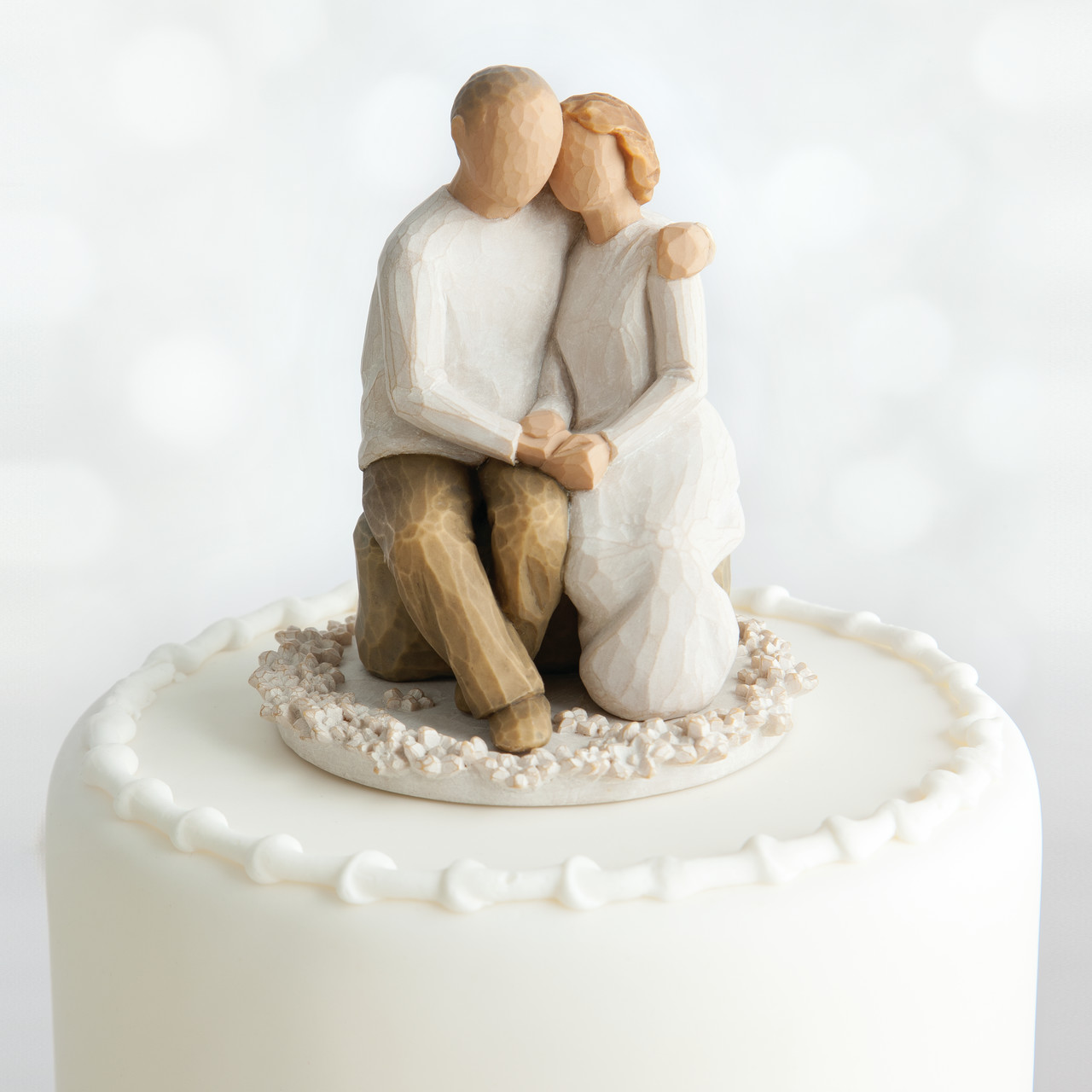 Anniversary Cake Topper sculpted by Susan Lordi