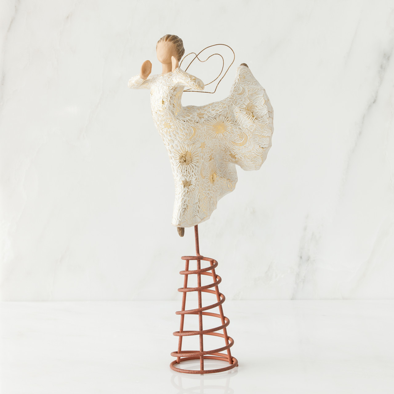 Song of Joy Angel Tree Topper sculpted by Susan Lordi